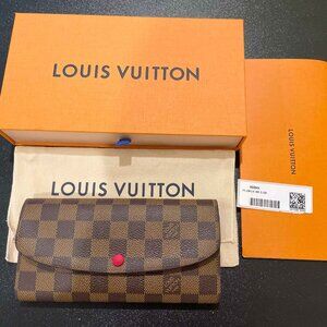 Louis Vuitton Emilie Wallet Damier Ebene